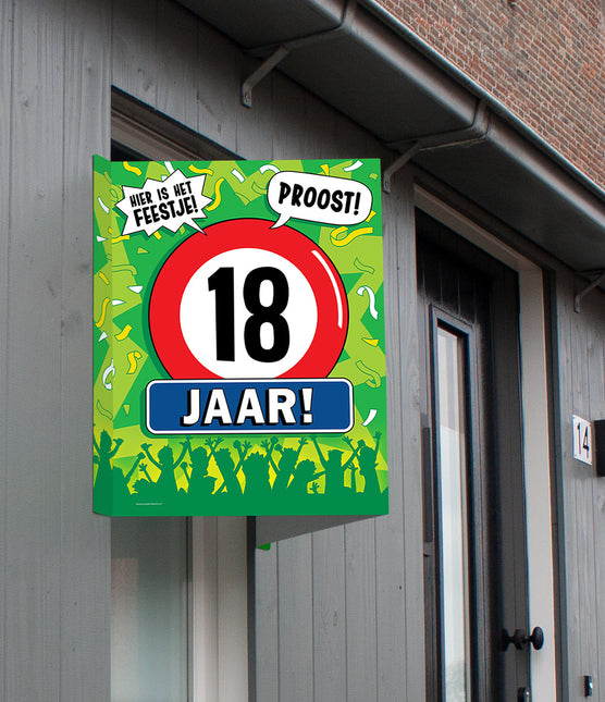 Raambord 18 jaar 60cm