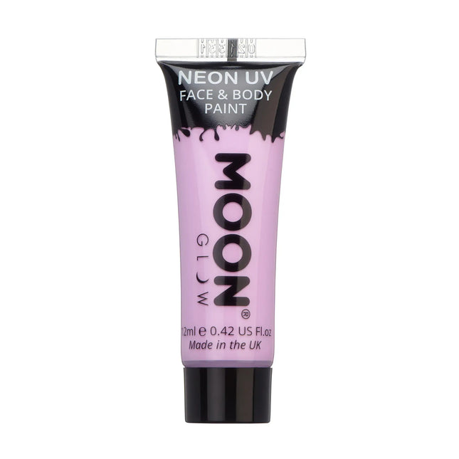 Moon Glow Pastel Neon UV Face Paint Pastel Lilac 12ml