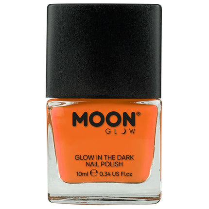 Moon Glow Glow in the Dark Nail Polish Orange 14ml