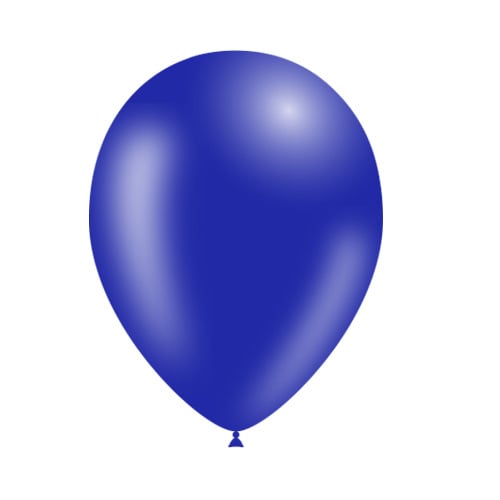 Donkerblauwe Ballonnen 25cm 50st