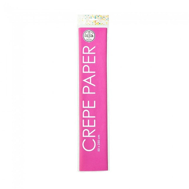 Crepe Papier Roze 50cm 2,5m