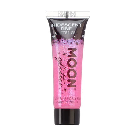 Moon Glitter Iridescent Fine Glitter Gel Pink 12ml