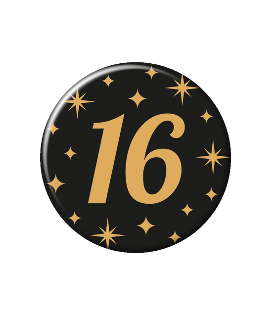 16 Jaar Button