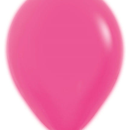 Ballonnen Neon Fuchsia 30cm 50st