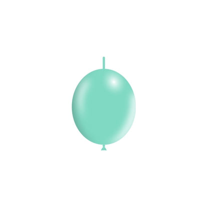 Mintgroene Knoopballonnen 15cm 100st