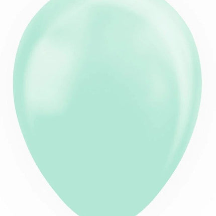 Mintgroene Ballonnen Pastel Macaron 30cm 100st