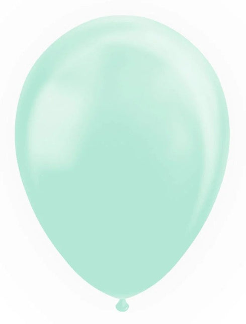 Mintgroene Ballonnen Pastel Macaron 30cm 100st