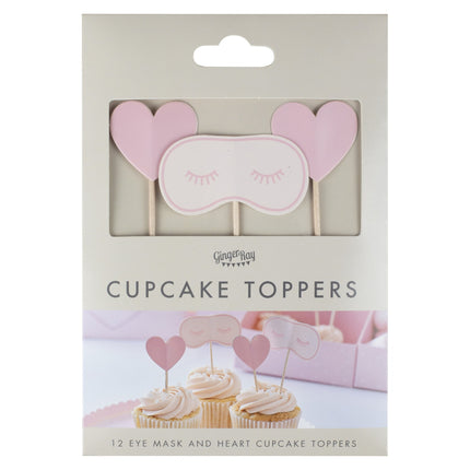 Pamper Party Cupcake Toppers 12st