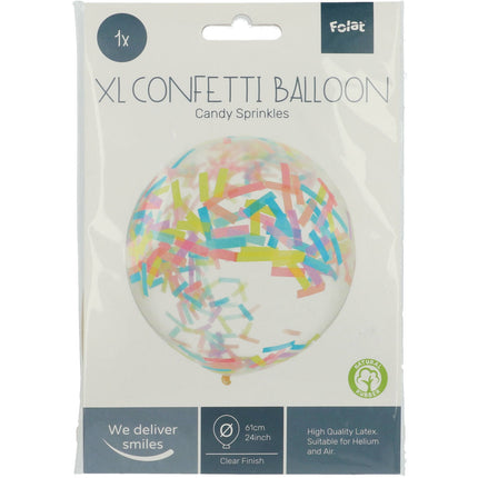 Confetti Ballon Pastel 61cm