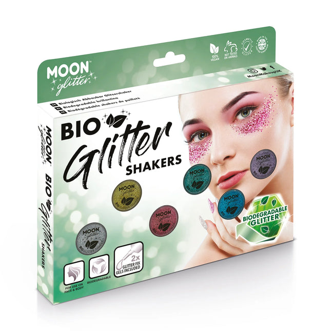 Moon Glitter Bio Glitter Shakers Blue 5g