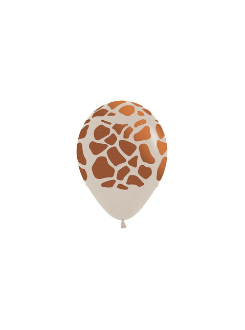 Ballonnen Animal Print Metallic Ink 12cm 50st