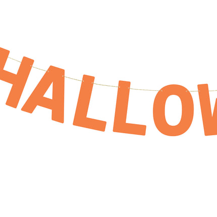 Zwarte Halloween Banner 2,5m