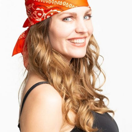 Bandana Traditioneel Oranje 55cm