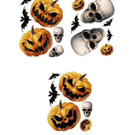 Halloween Raamdecoratie Skeleten