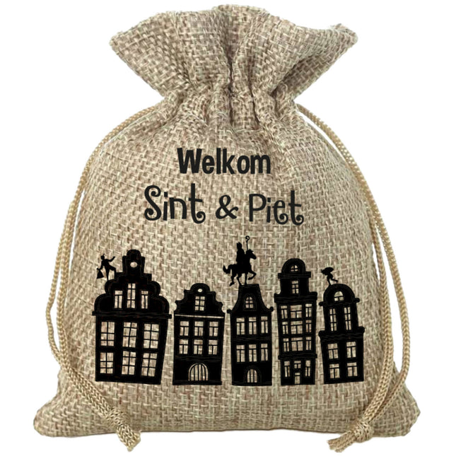 Cadeauzakje Welkom Sint En Piet 25cm