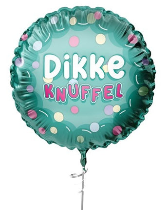 Dikke Knuffel Helium Ballon Gekleurd Leeg 45cm