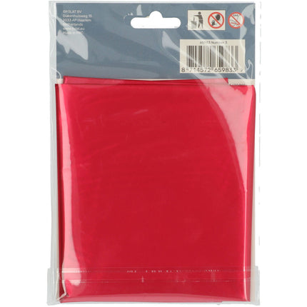 Folie Ballon Cijfer 3 Mat Rood XL 86cm leeg