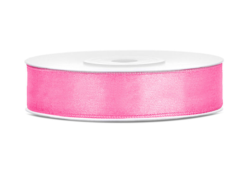 Satijn Lint Roze 12mm 25m