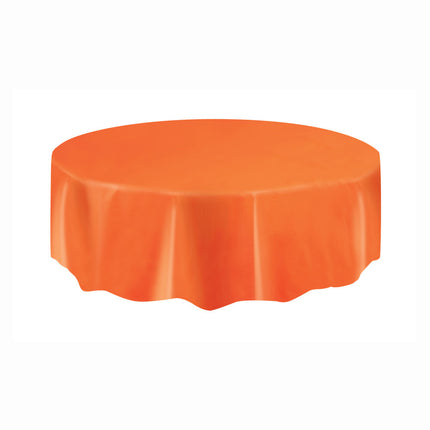 Oranje Tafelkleed Rond 2,13m