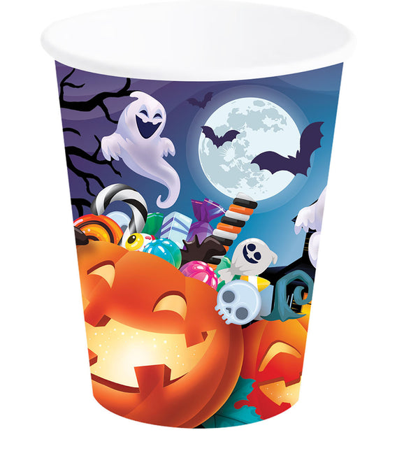 Halloween Bekers Pompoenen 240ml