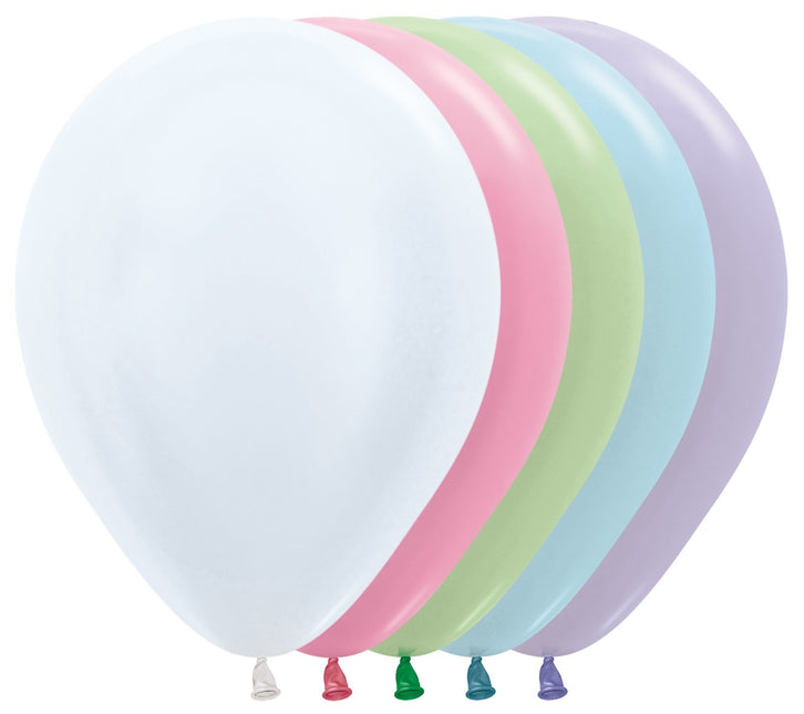 Ballonnen Pearl Mix 30cm 50st