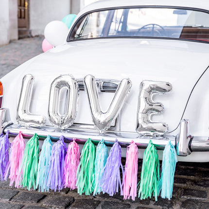 Auto Decoratie Set Bruiloft Love