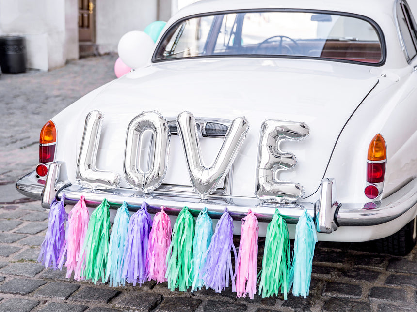 Auto Decoratie Set Bruiloft Love