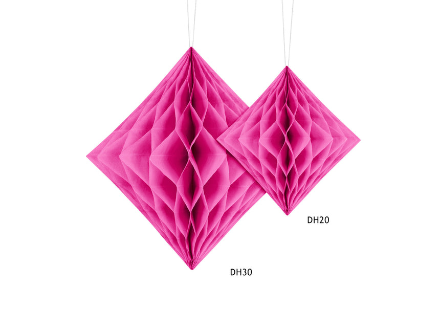 Honeycomb Diamant Fuchsia 20cm