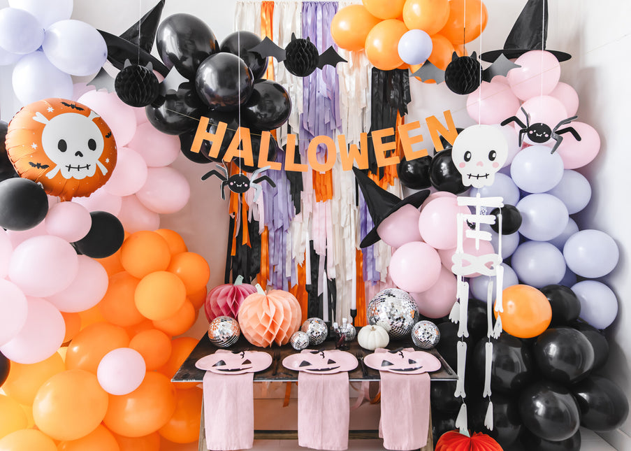 Halloween Helium Ballon Doodshoofd Leeg 45cm