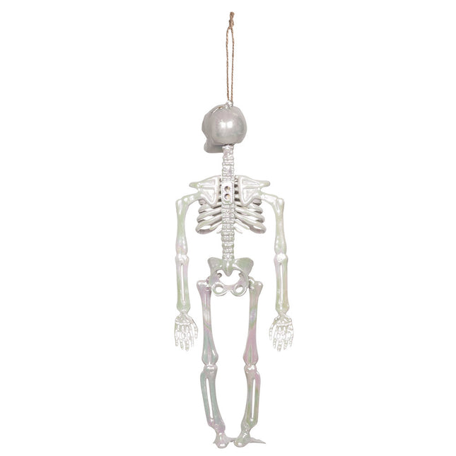 Halloween Skelet Parelmoer 32cm