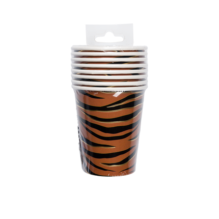 Tijger Bekers 250ml 8st