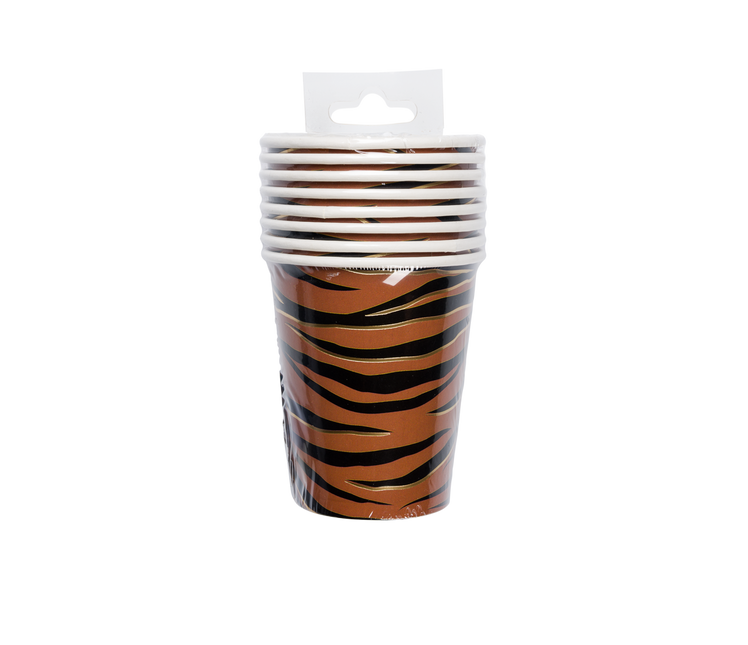 Tijger Bekers 250ml 8st