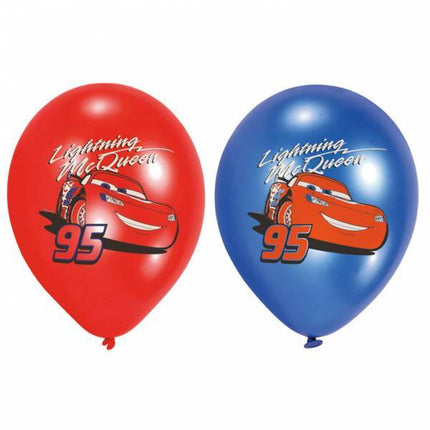 Cars Ballonnen Versiering 28cm 6st