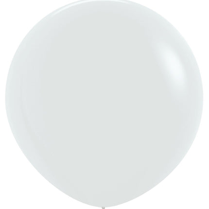 Ballonnen White 91cm 2st