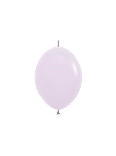 Ballonnen Pastel Matte Lilac 15cm 50st