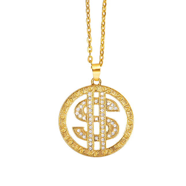 Ketting Dollar Diamanten