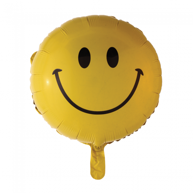 Helium Ballon Emoji Smile 45cm leeg