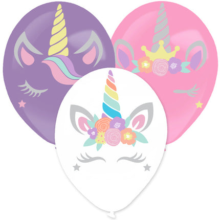 Unicorn Ballonnen 35cm 3st