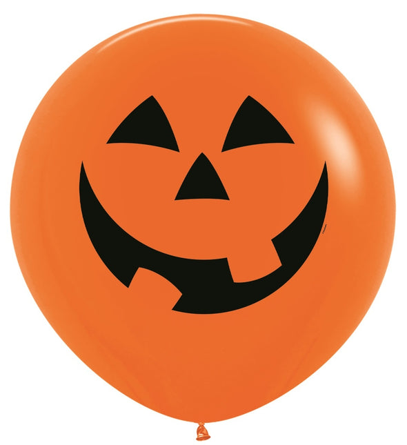 Ballonnen Pumpkin Orange 91cm 2st