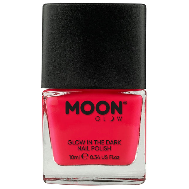 Moon Glow Glow in the Dark Nail Polish Pink 14ml