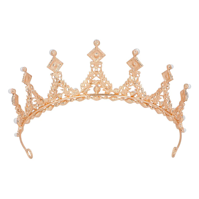 Rose Gouden Tiara Metaal