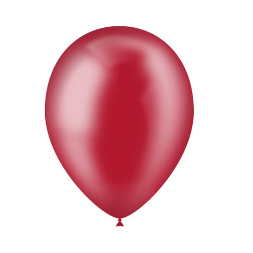 Rode Ballonnen Doorzichtig 25cm 10st