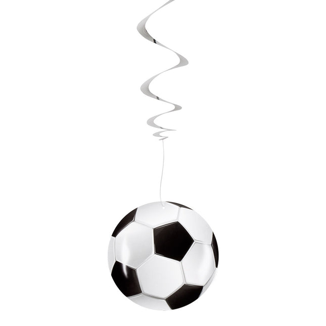 Voetbal Hangdecoratie 85cm 3st