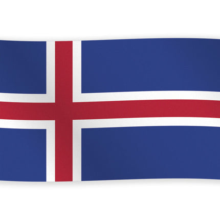 Vlag Ijsland 1,5m