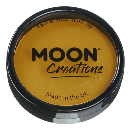 Moon Creations Pro Face Paint Cake Pots Mustard 36g