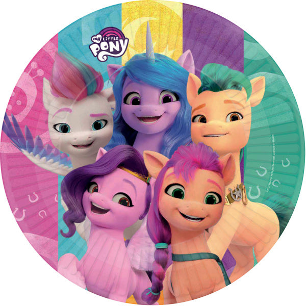 My Little Pony Borden Rond 23cm 8st