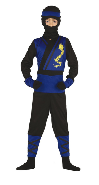 Ninja Pak Jumpsuit Kind Blauw