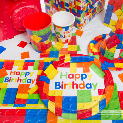 Lego Servetten Happy Birthday 33cm 16st