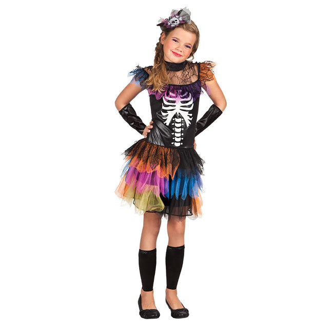 Halloween Skelet Kostuum Prinses Kind