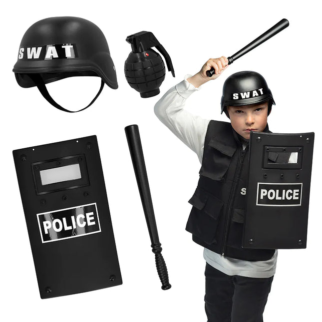 Accessoireset Swat Kind 4 delig